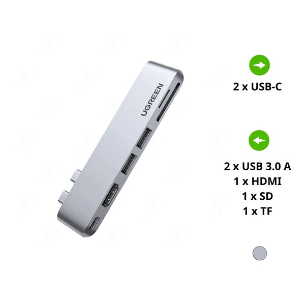 Hub Ugreen MacBook và MacBook Air Ugreen 80856 1 Hub Ugreen MacBook và MacBook Air Ugreen 80856