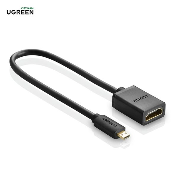 Cáp chuyển đổi micro HDMI đực sang HDMI cái dài 20cm UGREEN 20134 10 Cáp HDMI