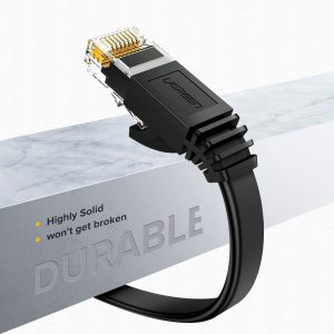 Dây cáp mạng Cat6 UGREEN NW102 cáp tròn màu đen 7 Cáp mạng