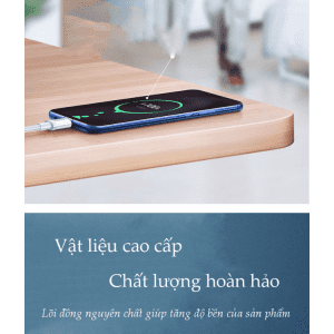 Cáp sạc nhanh Type C to Type C UGREEN US264 sạc nhanh 3A 15 Cáp sạc nhanh Type C UGREEN Sạc nhanh dòng 3A, vỏ bện nylon, đầu hợp kim tản nhiệt tốt