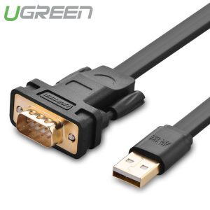 Cáp lập trình cổng COM USB 2.0 RS232 UGREEN CR107 19 Cáp USB 2.0 sang cáp COM RS232 dài 2m UGREEN CR107 20218