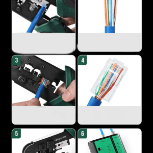 Kìm bấm mạng UGREEN NW136 13 Kềm bấm mạng UGREEN NW136 NW168 - Bấm đầu hạt mạng Rj45 và Rj11 - Tay cầm cao su chống trơn trượt