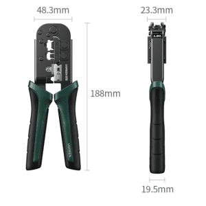 Kìm bấm mạng UGREEN NW136 14 Kềm bấm mạng UGREEN NW136 NW168 - Bấm đầu hạt mạng Rj45 và Rj11 - Tay cầm cao su chống trơn trượt