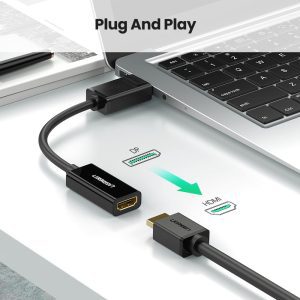 Cáp chuyển Displayport sang HDMI 4K*2K@30Hz Ugreen 40363 7 Cáp HDMI