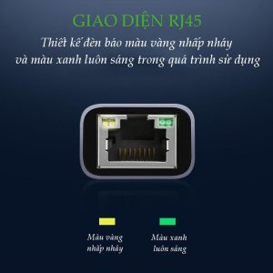 Bộ chuyển đổi USB 3.0 sang mạng LAN UGREEN CM209 Tốc độ truyền 10/100/1000Mbps RJ45 Gigabit Ethernet mở rộng thêm cổng mạng cho máy tính laptop... 12 Bộ chuyển đổi USB 3.0 sang mạng LAN UGREEN CM209 Tốc độ truyền 10/100/1000Mbps RJ45 Gigabit Ethernet mở rộng thêm cổng mạng cho máy tính laptop...