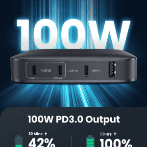 Củ sạc nhanh 100W để bàn UGREEN 70869 sạc nhanh PD, QC 3.0