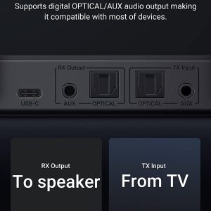 Bộ thu phát Bluetooth 5.0 UGREEN 20140 - 2 chế độ RX và TX - Khoảng cách sử dụng lên đến 100m