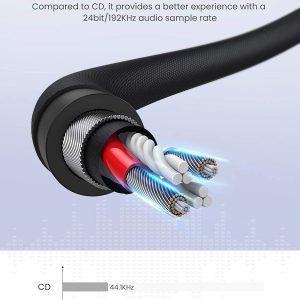 Cáp âm thanh 3.5mm UGREEN AV171 - Đầu mạ bạc chống ăn mòn , truyền tải tín hiệu ổn định - Dây bện mềm mại tăng tuổi thọ sử dụng 13 Cáp âm thanh 3.5mm UGREEN AV171 - Đầu mạ bạc chống ăn mòn , truyền tải tín hiệu ổn định - Dây bện mềm mại tăng tuổi thọ sử dụng