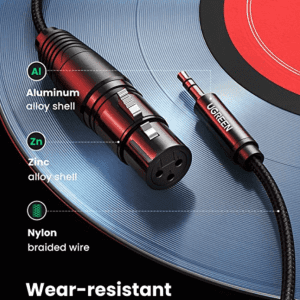 Cáp Audio 3.5mm sang Canon Female (XLR) UGREEN AV182 12 Cáp Audio 3.5mm sang Canon Female (XLR) UGREEN AV182