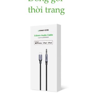 Cáp chuyển đổi Lightning sang 3.5mm chuẩn MFI UGREEN US315