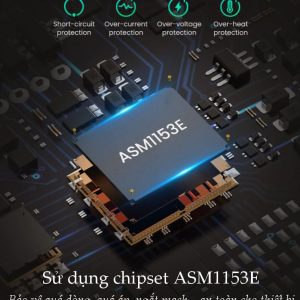 Cáp chuyển đổi USB 3.0 / USB type C sang Sata (7+15) cho ổ cứng ngoài SSD HDD 2.5 inch dài 50cm UGREEN CM321