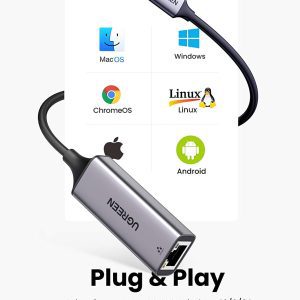 Cáp chuyển Type C sang cổng mạng LAN RJ45 UGREEN CM199 10 Cáp chuyển Type C sang cổng mạng LAN RJ45 UGREEN CM199