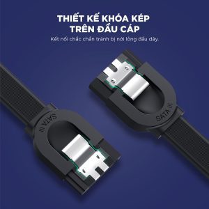 Cáp SATA 3.0 truyền tốc độ cao 6Gb/s dài 0.5m UGREEN US217 9 Cáp SATA 3.0 truyền tốc độ cao 6Gb/s dài 0.5m UGREEN US217