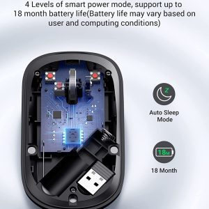 Chuột không dây siêu êm Ugreen