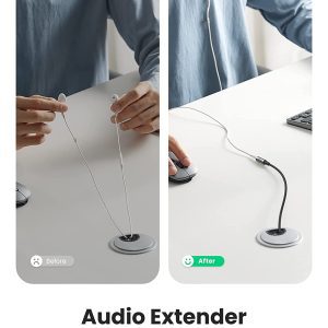 Cáp nối dài 3.5mm dây bện Không hỗ trợ Mic Ugreen AV190 9 Cáp nối dài 3.5mm dây bện Không hỗ trợ Mic Ugreen AV190
