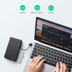 Hộp đựng ổ cứng di động SSD và HDD 2,5 inch UGREEN 10904 - Tốc độ truyền 5Gbps, tương thích ngược với USB 2.0 / 1.1