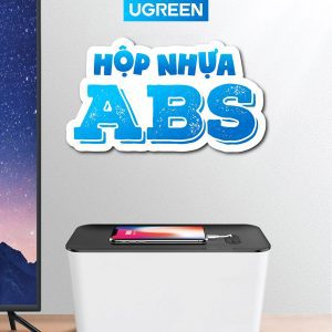 Hộp nhựa đựng ổ cắm điện UGREEN LP110 - Sắp xếp dây điện gọn gàng bảo vệ an toàn cho trẻ em nhựa ABS siêu bền và chống cháy