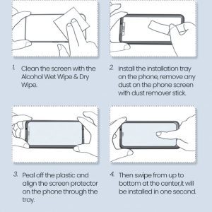 Miếng dán cường lực Xiaomi 8 UGREEN SP124 - Dán tràn viền HD - Độ cứng 9H hống trầy xước, bám vân tay (2 miếng/hộp)