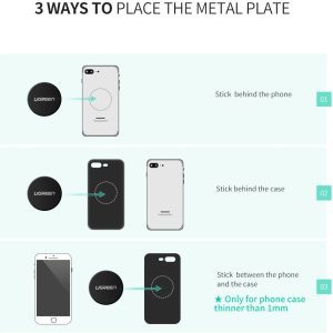 Miếng hít từ tính dùng cho điện thoại và giá đỡ UGREEN LP123 - Lực hít mạnh, an toàn cho điện thoại - Dễ sử dụng 13 Miếng hít từ tính dùng cho điện thoại và giá đỡ UGREEN LP123 - Lực hít mạnh, an toàn cho điện thoại - Dễ sử dụng