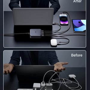 Củ sạc nhanh GaN 100W 4 cổng sạc Ugreen 90736