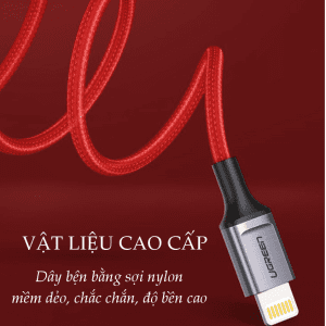 Cáp sạc iPhone UGREEN US293 Chuẩn Mfi, Truyền dữ liệu tốc độ 480Mbps