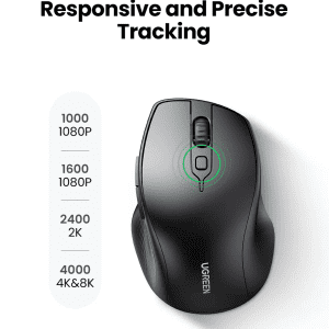 Chuột máy tính không dây UGREEN MU101 thiết kế công thái học