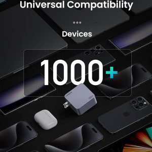 Củ sạc nhanh kèm cáp cho điện thoại và laptop UGREEN Nexode Pro X763 160W 12 Bộ sạc điện thoại và laptop UGREEN Nexode Pro X763 160W