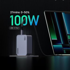 Bộ sạc GaN UGREEN 100W Nexode Pro X757 2C1A 17 Bộ sạc GaN UGREEN 100W Nexode Pro X757 2C1A