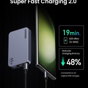 Củ sạc Type C 65W UGREEN Nexode Pro X753 GaN Ultra-Slim