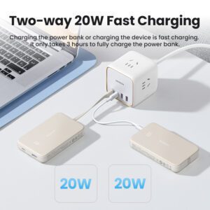 Pin sạc dự phòng 10000mAh kèm cáp Type C UGREEN PB504