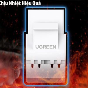 Hạt mạng Cat6 1.0Gbps âm tường UGREEN 30844 NW186