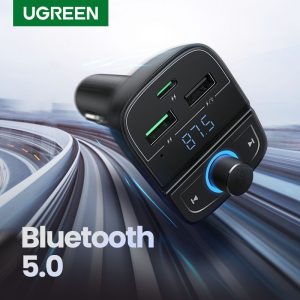 Tẩu sạc nhanh ô tô Bluetooth UGREEN 80910