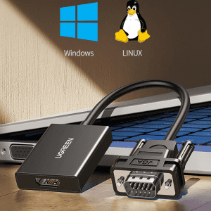 Bộ chuyển đổi VGA sang HDMI Ugreen 50945 hỗ trợ 1080P@60Hz 8 Bộ chuyển đổi VGA sang HDMI Ugreen 50945 hỗ trợ 1080P@60Hz