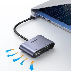 Bộ Chuyển USB 3.0 sang HDMI và VGA UGREEN 20518