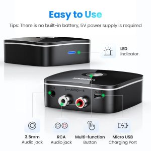 Bộ thu Bluetooth đầu ra 3.5mm & 2RCA Ugreen 30445