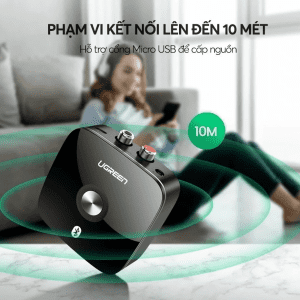 Bộ thu Bluetooth đầu ra 3.5mm & 2RCA Ugreen 30445
