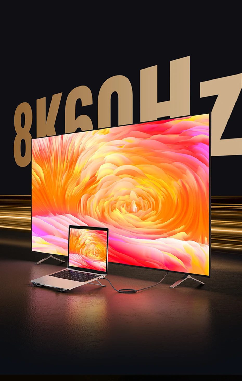 Cáp chuyển đổi Type C sang HDMI 8K dài 1.5m Ugreen 90451