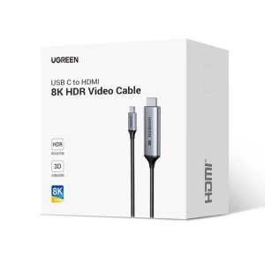 Cáp chuyển đổi Type C sang HDMI 8K dài 1.5m Ugreen 90451