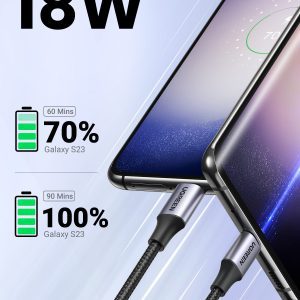 Cáp sạc nhanh Type C UGREEN US288 12 Cáp sạc nhanh Type C UGREEN US288