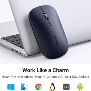 Chuột Máy Tính Bluetooth Ugreen MU001 – Hỗ Trợ Kết Nối USB 2.4G