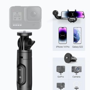 Gậy Selfie Tripod Bluetooth 5.1 có remote Ugreen 15062 LP586