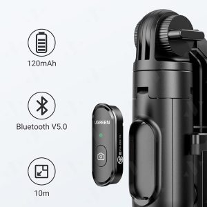Gậy Selfie Tripod Bluetooth 5.1 có remote Ugreen 15062 LP586
