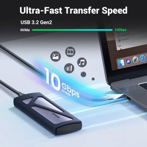 Hộ dựng ổ cứng NVMe UGREEN 15512 max 2TB tốc độ 10Gbps