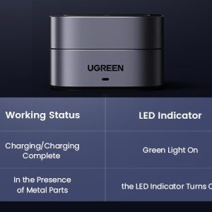 Sạc UGREEN W702 MagSafe Từ Tính 2 trong 1 (iPhone 15W + AirPods 5W) - Tặng Kèm Củ Sạc và Cáp