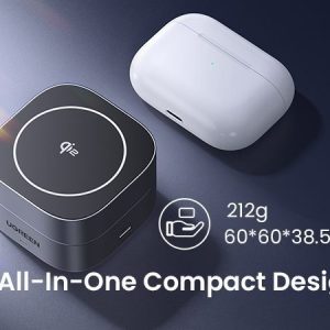 Sạc UGREEN W702 MagSafe Từ Tính 2 trong 1 (iPhone 15W + AirPods 5W) - Tặng Kèm Củ Sạc và Cáp