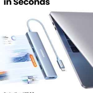 Hub Type C 5 in 1 sang HDMI 4K@30Hz, USB3.0 Ugreen CM478 19 Hub Type C 5 in 1 sang HDMI 4K@30Hz, USB3.0 Ugreen CM478