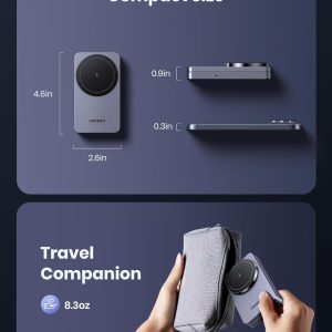 Đế Sạc Không Dây Magnetic 2-in-1 Ugreen W528