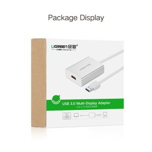 Bộ chuyển đổi USB 3.0 sang HDMI Ugreen 40229, hỗ trợ 2K