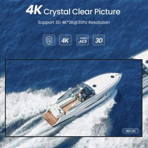 Bộ chia HDMI 1 ra 2 hỗ trợ 4K@30Hz Ugreen 40201US