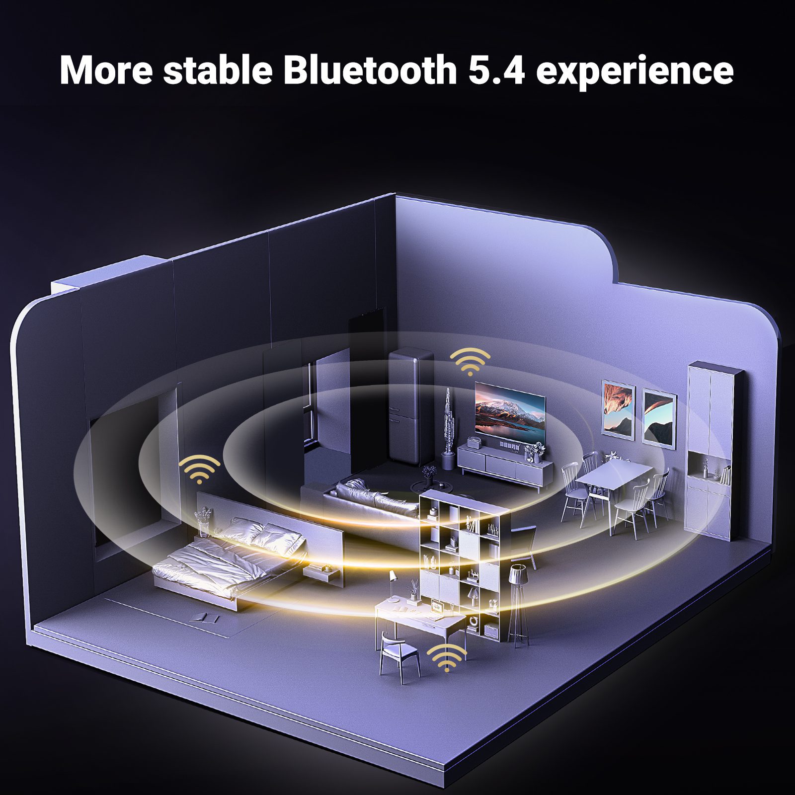 Ugreen CM748 - USB Bluetooth v5.4 Kết Nối Đồng Thời 5 Thiết Bị 8 Ugreen CM748 - USB Bluetooth v5.4 Kết Nối Đồng Thời 5 Thiết Bị - Hình ảnh 8